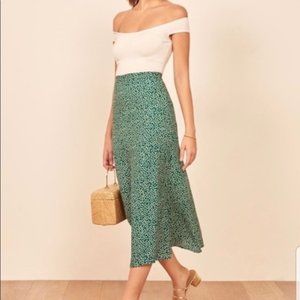 Reformation Bea Skirt PETITE
